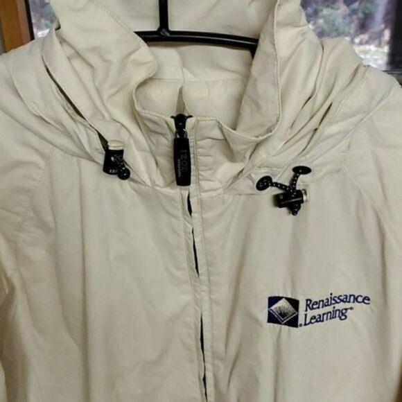 IZOD PFX Thermo Technology Outerwear PerformX Sz L Zipper Nylon Jacket w Hood - Picture 2 of 16